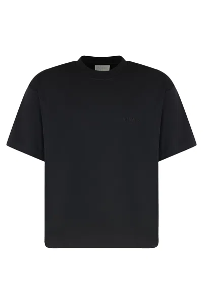 Vetements Embroidered-logo T-shirt In Black