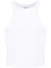 Vetements Logo-embroidered Ribbed Tank Top