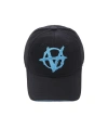 Vetements Logo Embroidered Baseball Cap In Black