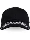 Vetements Logo-embroidered Cap In 黑色