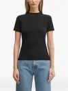 Vetements Logo-embroidered T-shirt In Black