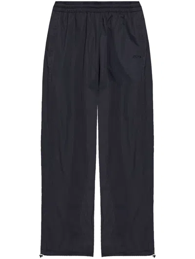 Vetements Logo-embroidery Track Pants In Schwarz