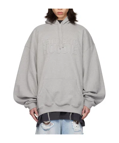 VETEMENTS LOGO HOODED SWEATER