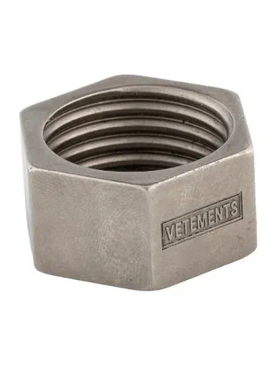 Pre-owned Vetements Logo Nut Ring In Multicolor