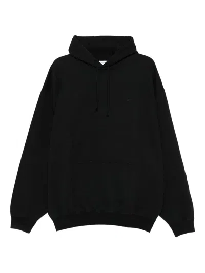 Vetements Logo Oversized Hoodie Clothing In Black