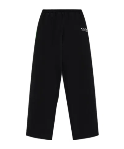 Vetements Logo-print Cotton Pants In Black