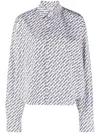 Vetements Logo-print Cotton Shirt In White