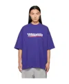 Vetements Blue Campaign T-shirt In Blue