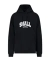 Vetements Felpa Oversize In Misto Cotone Nero Uomo In Black