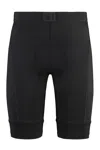 Vetements Logo Print Shorts In Black