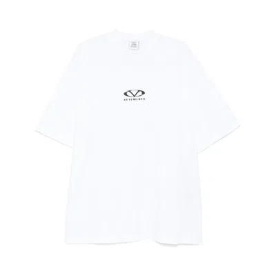 VETEMENTS LOGO PRINTED CREWNECK T-SHIRT