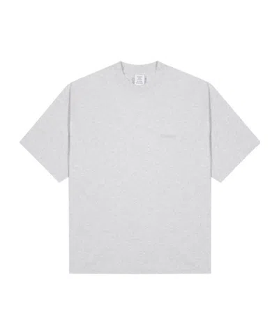 Vetements Logo Regular T-shirt In White