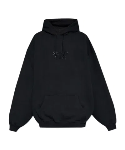 Vetements Logo Sweater In Black
