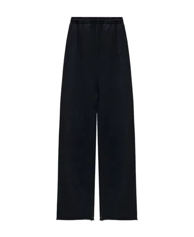 Vetements Logo Sweatpants In Black
