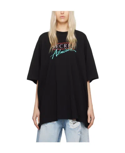 Vetements Logo T-shirt In Black