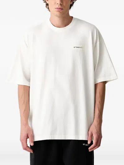 Vetements Off-white Scribbled Logo Oversized T-shirt