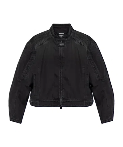 Vetements Long Sleeve Jacket In Black