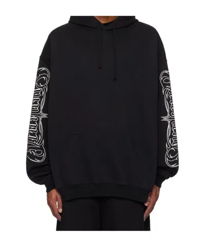 Vetements Long Sleeve Sweatshirt In Black