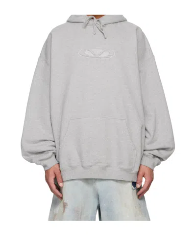 Vetements Long Sleeve Sweatshirt In Gray