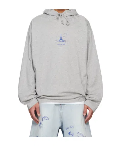 Vetements Long Sleeve Sweatshirt In White