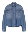 Vetements Button-fastening Denim Shirt In Blue