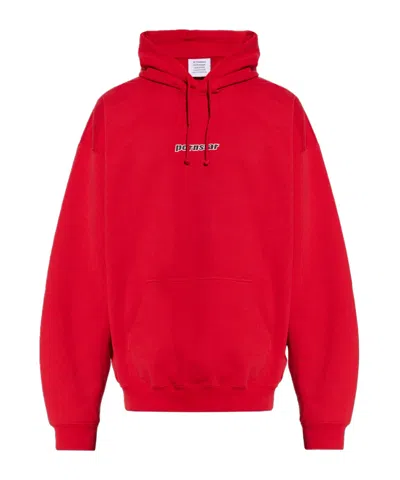 Vetements Long-sleeve Drawstrings Hoodie In Multi
