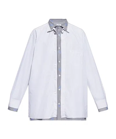 Vetements Long-sleeved Shirt In White