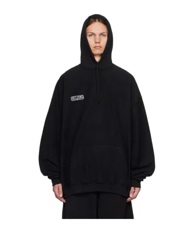 Vetements Long-sleeved Sweater In Black