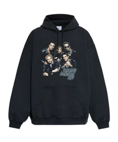 Vetements Long-sleeved Sweater In Black
