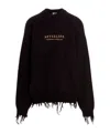 Vetements Long-sleeved Sweater In Purple