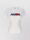Vetements Love Crew Neck Embroidered Graphic Print T-shirt In White