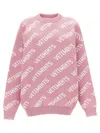 Shop Vetements Lurex Monogram Sweater