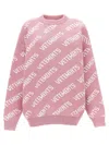 Vetements Lurex Monogram Sweater In Multi