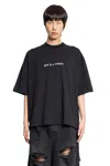 Vetements Item O-neck Short-sleeved T-shirt In Black