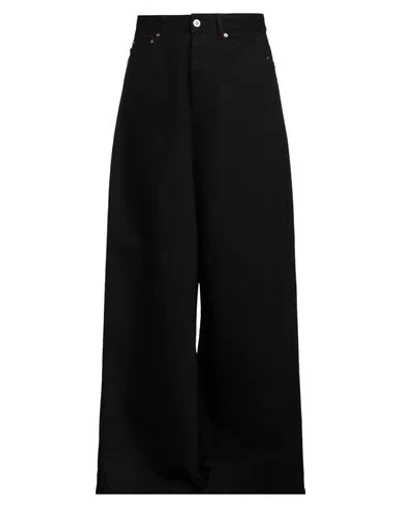 Vetements Man Jeans Black Size 31 Cotton