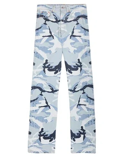 Vetements Man Jeans Blue Size M Cotton