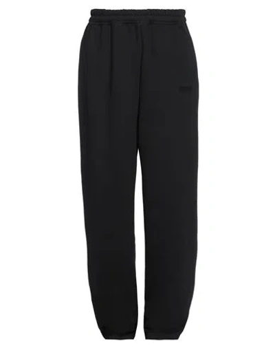 Vetements Man Pants Black Size M Cotton, Elastane