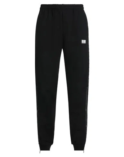 Vetements Man Pants Black Size M Cotton, Elastane, Polyester