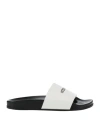 Vetements Man Sandals White Size 10 Soft Leather