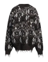 Vetements Man Sweater Dark Brown Size M Merino Wool