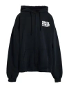 Vetements Man Sweatshirt Black Size M Cotton, Polyester In Black