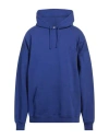 Vetements Man Sweatshirt Blue Size S Cotton, Elastane, Polyester