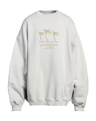 Vetements Man Sweatshirt Light Grey Size Xl Cotton, Polyester