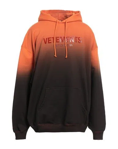 Vetements Man Sweatshirt Mandarin Size L Cotton, Polyester