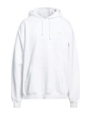 Vetements Man Sweatshirt White Size M Cotton, Elastane, Polyester In White