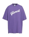 Vetements Logo-print Short-sleeved T-shirt In Purple