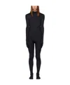 Vetements Mask-panel Skinny Jumpsuit In Black
