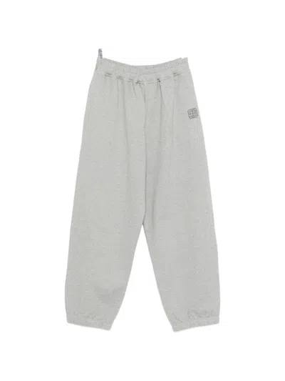 Vetements Melange Track Pants In Gray