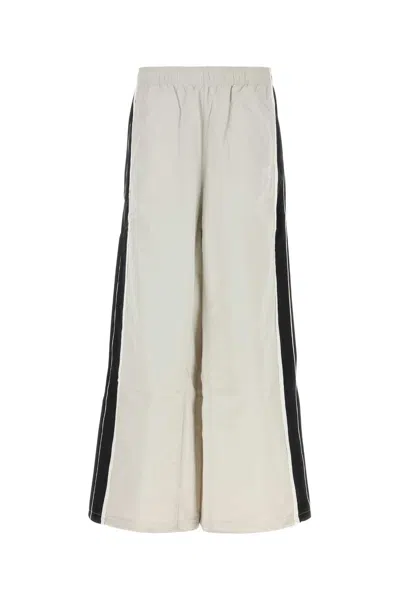 Vetements Chalk Polyester Joggers In Black