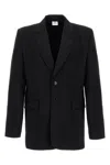 Vetements 'blazer Brodé Du Logo' In Black